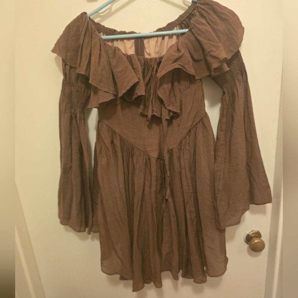 Cider Woven Secret Magic Long Sleeve Playsuit Small NWOT - Picture 8 of 9